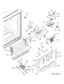 02 - Freezer Section parts for Ge Refrigerator GDSS3KCYBRSS from AppliancePartsPros.com