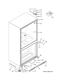 06 - Case Parts parts for Ge Refrigerator PDCE1NBYADBB from AppliancePartsPros.com