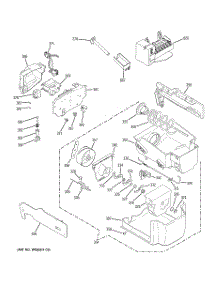 06 - Ice Maker & Dispenser parts for Ge Refrigerator DSHF9NGYACWW from AppliancePartsPros.com