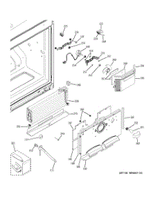 02 - Freezer Section parts for Ge Refrigerator PDSE5NBYADSS from AppliancePartsPros.com