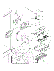 05 - Fresh Food Section parts for Ge Refrigerator ZFGP21HYASS from AppliancePartsPros.com