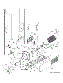 07 - Machine Compartment parts for Ge Refrigerator CFCP1NIYASS from AppliancePartsPros.com