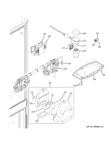 04 - Fresh Food Section parts for Ge Refrigerator PFCS1PJYASS from AppliancePartsPros.com