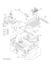 06 - Ice Maker & Dispenser parts for Ge Refrigerator GSS25QGTKBB from AppliancePartsPros.com