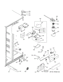 07 - Fresh Food Section parts for Ge Refrigerator GSS25QGTKBB from AppliancePartsPros.com