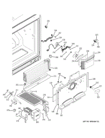 03 - Freezer Section parts for Ge Refrigerator ZFGB21HYASS from AppliancePartsPros.com