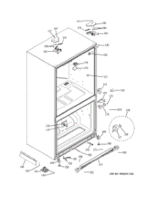 07 - Case Parts parts for Ge Refrigerator PGSS5PJYASS from AppliancePartsPros.com
