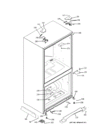 06 - Case Parts parts for Ge Refrigerator PFSF2MJYAWW from AppliancePartsPros.com