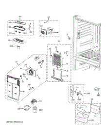 06 - Fresh Food Section parts for Ge Refrigerator GFSS6KIXBSS from AppliancePartsPros.com