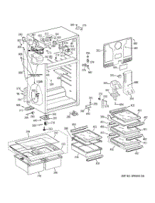 02 - Cabinet parts for Ge Refrigerator GTS18XCSDRWW from AppliancePartsPros.com