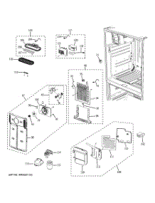 06 - Fresh Food Section parts for Ge Refrigerator PFSF6PKXBBB from AppliancePartsPros.com