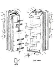 04 - Freezer Shelves parts for Ge Refrigerator GFSF6KEXBCC from AppliancePartsPros.com