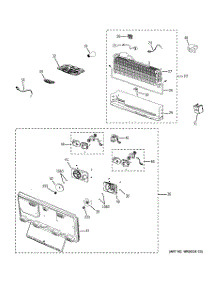 03 - Freezer Section parts for Ge Refrigerator PFSS6PKXBSS from AppliancePartsPros.com
