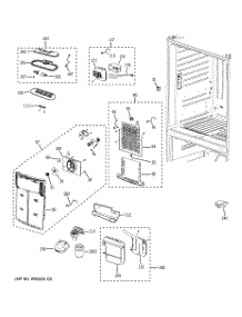 06 - Fresh Food Section parts for Ge Refrigerator GFSM6KEXBBG from AppliancePartsPros.com