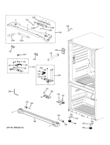 08 - Case Parts parts for Ge Refrigerator GFSL6KEXBLS from AppliancePartsPros.com