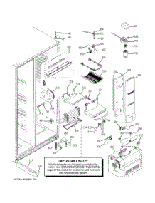 08 - Fresh Food Section parts for Ge Refrigerator ZHE25NGTJFNB from AppliancePartsPros.com