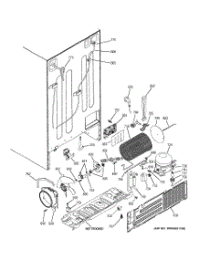 02 - Sealed System & Mother Board parts for Ge Refrigerator PSK25NGWICWW from AppliancePartsPros.com