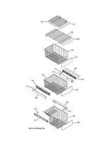 06 - Freezer Shelves parts for Ge Refrigerator PSK29NHWICCC from AppliancePartsPros.com