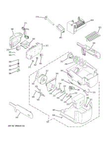 07 - Ice Maker & Dispenser parts for Ge Refrigerator PHE25TGXAFBB from AppliancePartsPros.com