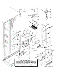 08 - Fresh Food Section parts for Ge Refrigerator PHE25TGXAFBB from AppliancePartsPros.com