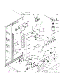 08 - Fresh Food Section parts for Ge Refrigerator ZCE23NGTJFNB from AppliancePartsPros.com