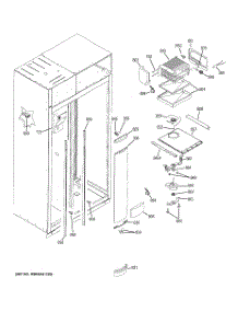 04 - Freezer Section parts for Ge Refrigerator ZSEB480DYA from AppliancePartsPros.com