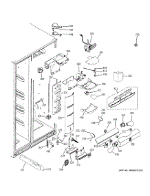 07 - Fresh Food Section parts for Ge Refrigerator GSK25LCWICCC from AppliancePartsPros.com