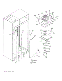 04 - Freezer Section parts for Ge Refrigerator ZSEB480NYA from AppliancePartsPros.com