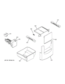06 - Ice Maker & Dispenser parts for Ge Refrigerator ZSEB480NYA from AppliancePartsPros.com