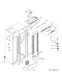 07 - Fresh Food Section parts for Ge Refrigerator ZSEB480NYA from AppliancePartsPros.com