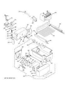 06 - Ice Maker & Dispenser parts for Ge Refrigerator GSHF3KGXCCWW from AppliancePartsPros.com