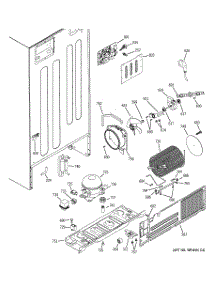 08 - Sealed System & Mother Board parts for Ge Refrigerator PTE22LBTARWW from AppliancePartsPros.com