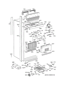 02 - Cabinet Parts (1) parts for Ge Refrigerator ZIR36NDALH from AppliancePartsPros.com
