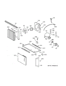 04 - Unit Parts parts for Ge Refrigerator ZIR36NDALH from AppliancePartsPros.com