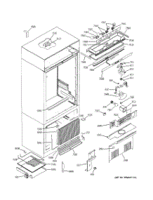 02 - Controls & Components parts for Ge Refrigerator ZICP360SLESS from AppliancePartsPros.com