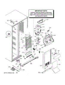 04 - Freezer Section parts for Ge Refrigerator PSC25MGTABB from AppliancePartsPros.com