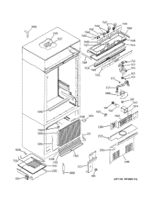 02 - Controls & Components parts for Ge Refrigerator ZICS360NRFRH from AppliancePartsPros.com