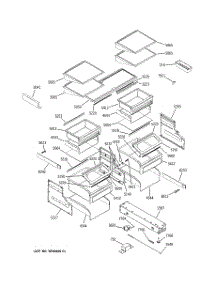 04 - Shelves & Drawers parts for Ge Refrigerator ZICS360NRDRH from AppliancePartsPros.com