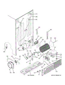 09 - Sealed System & Mother Board parts for Ge Refrigerator PSC25MGSAWW from AppliancePartsPros.com