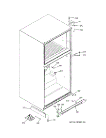 07 - Case Parts parts for Ge Refrigerator PTE25LBTARWW from AppliancePartsPros.com
