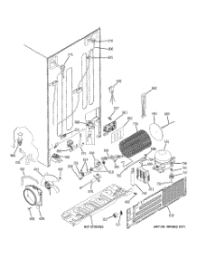 02 - Sealed System & Mother Board parts for Ge Refrigerator PSC23PSTASS from AppliancePartsPros.com