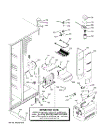 08 - Fresh Food Section parts for Ge Refrigerator PSC23PSWCSS from AppliancePartsPros.com