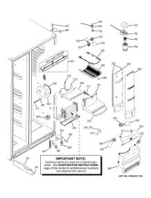 08 - Fresh Food Section parts for Ge Refrigerator PSC25NSTASS from AppliancePartsPros.com