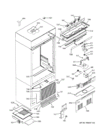 02 - Controls & Components parts for Ge Refrigerator ZICP360NXALH from AppliancePartsPros.com