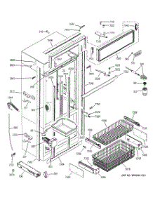 03 - Freezer Section, Trim & Components parts for Ge Refrigerator ZICP360SRFSS from AppliancePartsPros.com