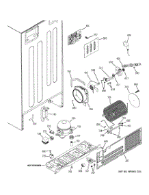 08 - Unit Parts parts for Ge Refrigerator GTE22FBTJRWW from AppliancePartsPros.com