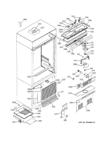 02 - Controls & Components parts for Ge Refrigerator ZICS360NXALH from AppliancePartsPros.com