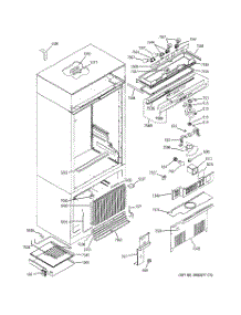 02 - Controls & Components parts for Ge Refrigerator ZICP720ASESS from AppliancePartsPros.com