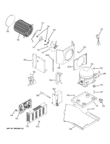 05 - Sealed System & Mother Board parts for Ge Refrigerator ZICP720BSESS from AppliancePartsPros.com