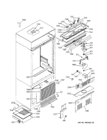 02 - Controls & Components parts for Ge Refrigerator ZICS360NRJRH from AppliancePartsPros.com